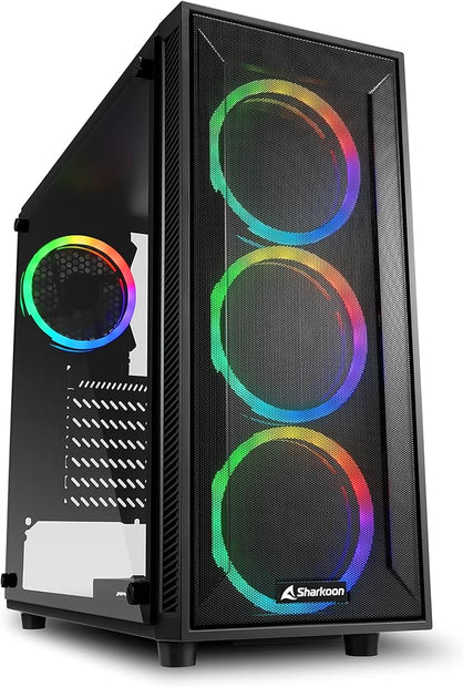 CASE TG4M-RGB NERO SHARKOON (4VENTOLE ARGB)