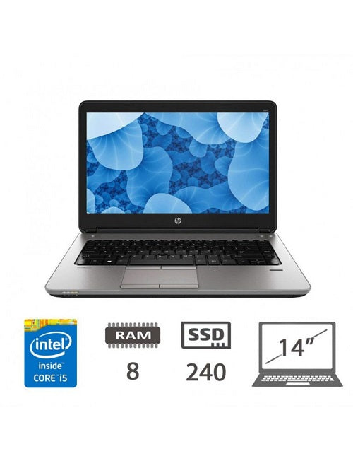 NOTEBOOK HP PROBOOK 640 G1 I5-4200M 8GB RAM 240GB SSD 14.0 W10 PRO 1Y GAR.