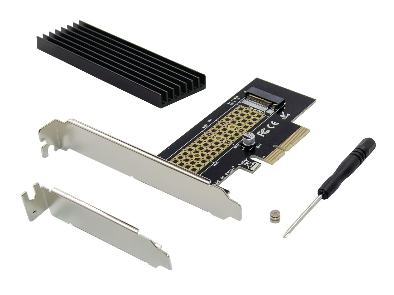 SCHEDA PCI-E SSD M.2 NVME CONCEPTRONIC EMRICK05BS SUPPORTA PCIE GEN 3.0X4