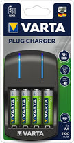 CARICA BATTERIE + 4PILE STILOAA 2100 MAH VARTA