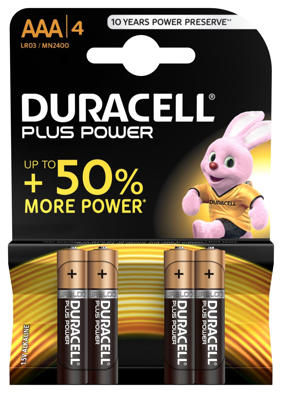 BATTERIA MINISTILO DURACELL PLUS BLISTER 4PZ