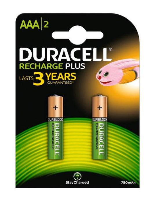 Duracell Ricaricabili Plus Ministilo AAA B2 2pz