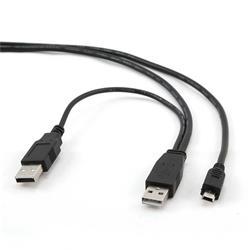 CAVO PER HDD ESTERNI CON ALIMENTAZIONE 1,8 MT CABLE EXPERT TECHMADE