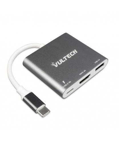 ADATTATORE TYPE-C 3 IN 1 VULTECH ATC-01 HDMI/USB3.0/PD