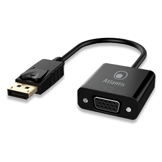 ADATTATORE CONVERTITORE DISPLAYPORT TO VGA ATLANTIS