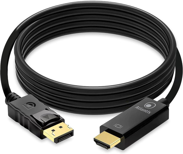 CAVO DISPLAYPORT TO HDMI 1,8MT ATLANTIS A04-DP_HDMI-18