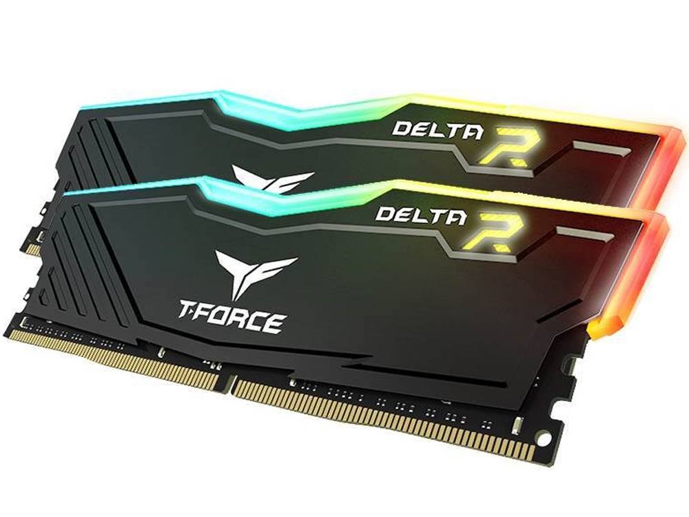 DDR4 GAMING 16GB 3600MHZ TEAM T-FORCE DELTA RGB KIT 2x8GB TF3D416G3600HC18JDC01