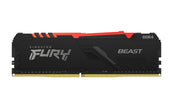 DDR4 16GB 3200MHZ Kit 2x8GB KINGSTON HYPERX FURY BEAST RGB KF432C16BBAK2/16