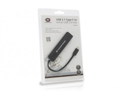 HUB USB 4 PORTE 3.0 TYPEC CONCEPTRONICS CTC4USB3