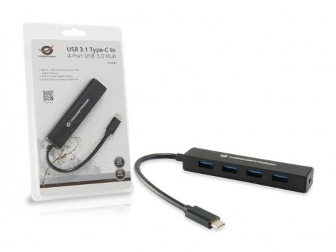 HUB USB 4 PORTE 3.0 TYPEC CONCEPTRONICS CTC4USB3