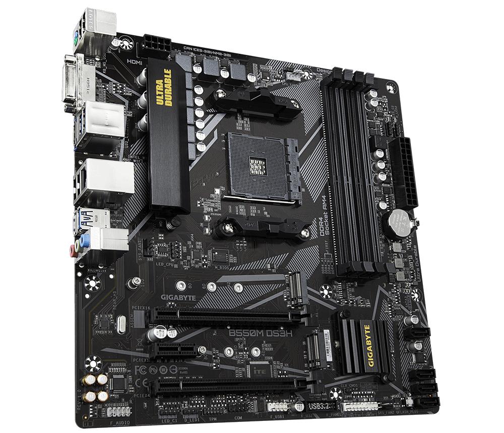 MOTHERBOARD GIGABYTE SK-AM4 B550M-DS3H