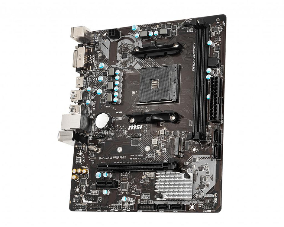 MOTHERBOARD MSI SK-AM4 B450M-A PRO MAX