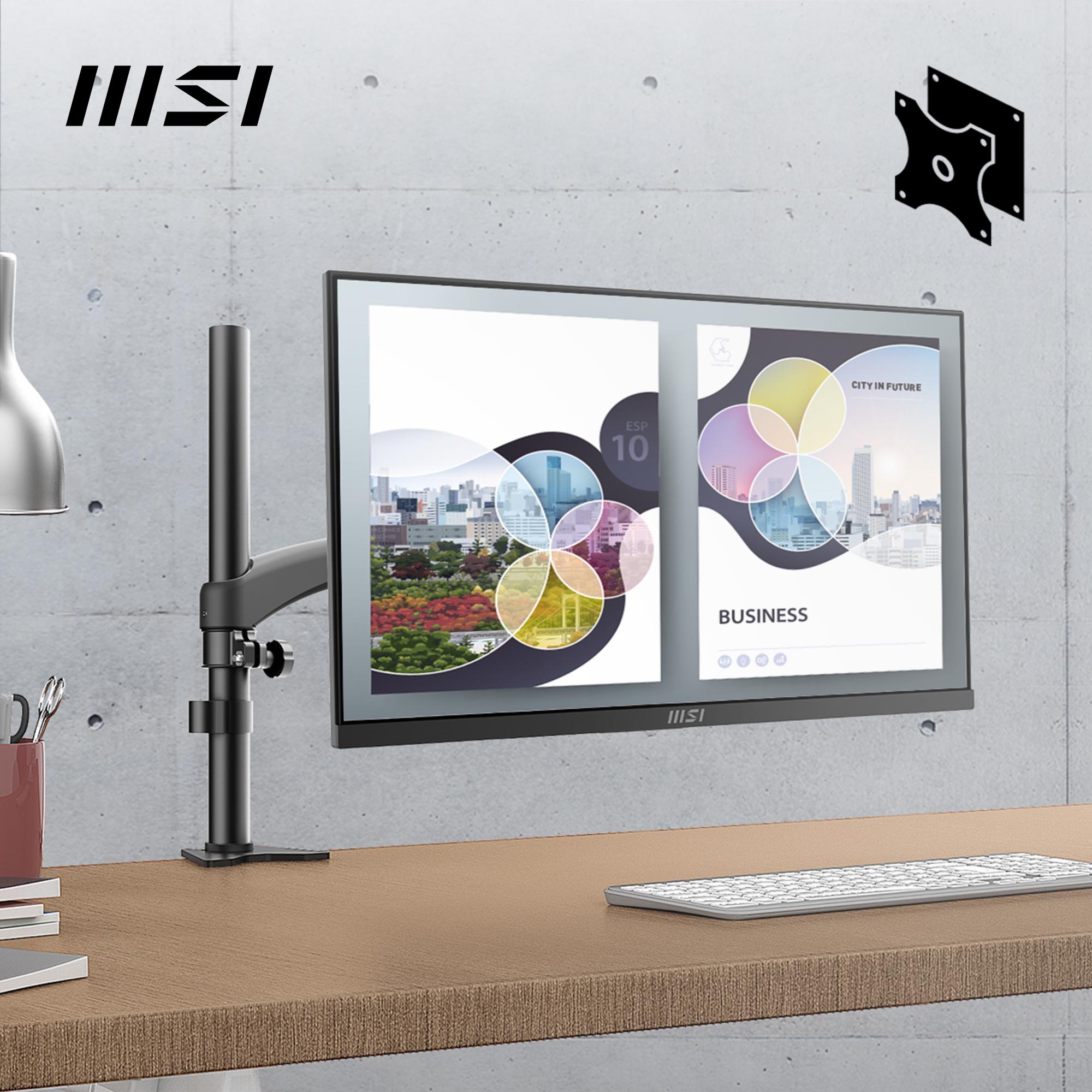 MONITOR MSI LED 23.8 MP2412 FHD 100HZ 1MS BLUE LIGHT INCLINABILE HDMI DP