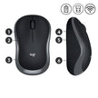 MOUSE WIFI M185 GREY