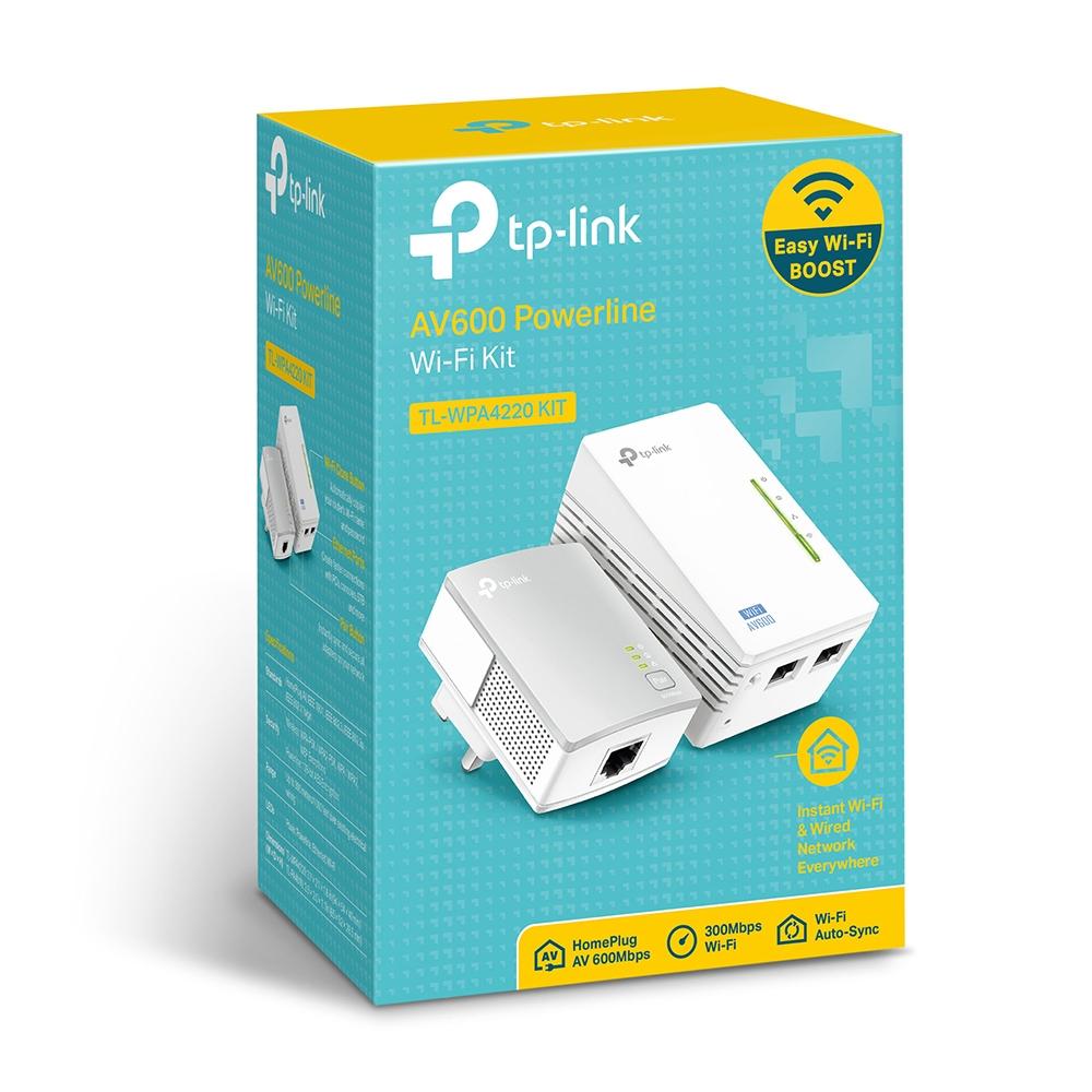 POWERLINE WIFI AV600MBPS KIT PN:TL-WPA4220KIT TP-LINK