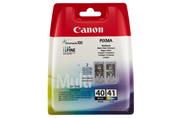 CARTUCCIA CANON PG-40/CL-41 MULTIPACK ORIGINALE