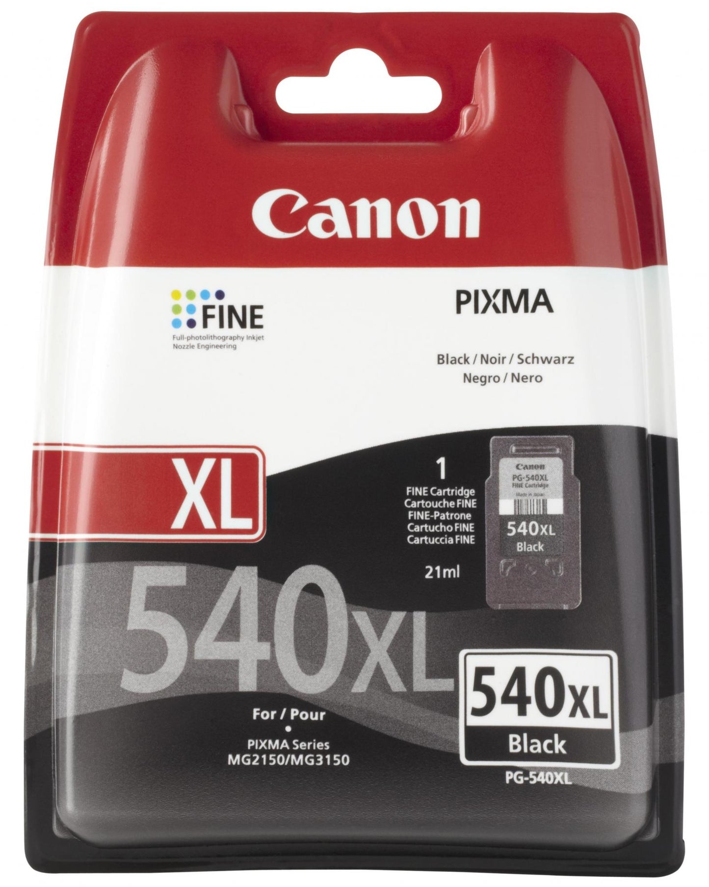Canon PG-540 XL cartuccia d'inchiostro Originale Resa elevata (XL) Nero per foto