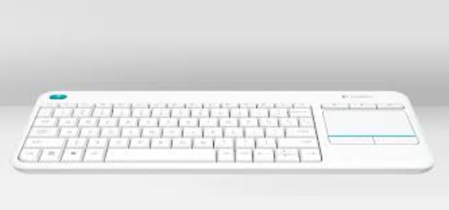 Logitech Wireless Touch Keyboard K400 Plus tastiera RF Wireless QWERTY Italiano Bianco